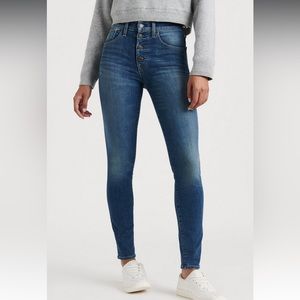 Lucky Brand High Rise Bridgette Skinny Jeans, Medium Wash, 0/25 Ankle